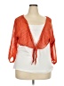 Unbranded Orange 3/4 Sleeve Blouse Size 4X (estimated) - photo 1