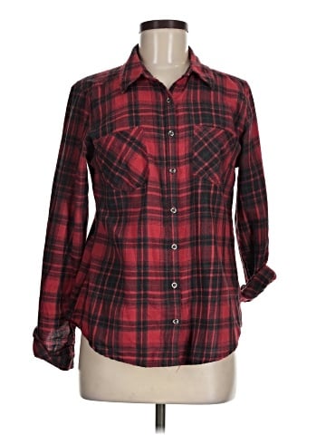 Maurices Long Sleeve Button-Down Shirt (view 1)