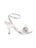 J.Crew Silver Heels Size 9 1/2 - photo 1