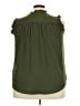 Rain 100% Polyester Green Sleeveless Blouse Size 2X - photo 2