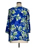 Susan Graver Blue 3/4 Sleeve T-Shirt Size XL - photo 2