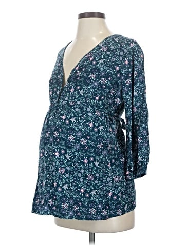 Motherhood 3/4 Sleeve Blouse (view 1)