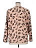 Easel Animal Print Brown Long Sleeve Blouse Size 1X - photo 2