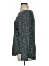 Ann Taylor 100% Polyester Stars Green Long Sleeve Top Size XL - photo 5