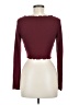 Shein Burgundy Long Sleeve Top Size 6 - photo 2