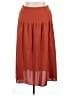 Unbranded 100% Polyester Solid Orange Casual Skirt Size XL - photo 1