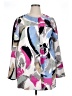 Ellen Tracy Print Silver Jacket Size 16 - photo 1