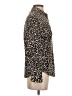 J.Crew Animal Print Brown Long Sleeve Blouse Size 2 - photo 4