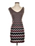 JACK 100% Polyester Chevron-herringbone Burgundy Cocktail Dress Size S - photo 1