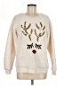 MERRY CHRISTMAS FROM V28 Ivory Pullover Sweater Size M - photo 1