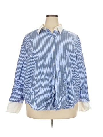 Lauren by Ralph Lauren Long Sleeve Button-Down Shirt (view 1)