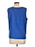 Draper's & Damon's 100% Polyester Blue Sleeveless Blouse Size L - photo 2