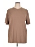 Perry Ellis Tan Short Sleeve Top Size XL - photo 1
