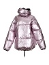 Lauren Vidal 100% Polyamide Metallic Silver Snow Jacket Size XS - photo 2