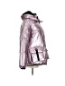 Lauren Vidal 100% Polyamide Metallic Silver Snow Jacket Size XS - photo 4
