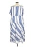 Ashley Stewart 100% Polyester Stripes Blue Casual Dress Size 20 Plus - photo 2