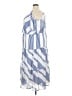 Ashley Stewart 100% Polyester Stripes Blue Casual Dress Size 20 Plus - photo 5