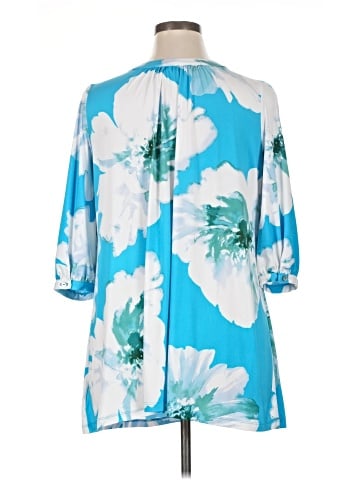 Susan Graver 3/4 Sleeve Blouse (view 2)