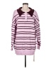 Assorted Brands 100% Polyester Stripes Pink Pullover Sweater Size M - photo 1