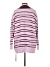 Assorted Brands 100% Polyester Stripes Pink Pullover Sweater Size M - photo 2