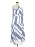 Ashley Stewart 100% Polyester Stripes Blue Casual Dress Size 20 Plus - photo 4