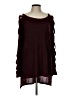 She + Sky Burgundy Pullover Sweater Size L - photo 1