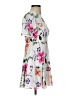 Express 100% Polyester Floral White Cocktail Dress Size 0 Petite - photo 4