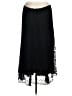 Soft Surroundings 100% Rayon Polka Dots Black Formal Skirt Size M - photo 2