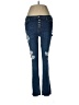 Free People Floral Blue Jeans Size 29 waist - photo 1
