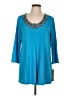 Laura Ashley Teal Long Sleeve Blouse Size L - photo 1