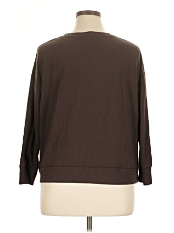 Workshop Republic Clothing 3/4 Sleeve Top (view 2)
