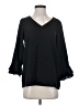 Lands' End Black 3/4 Sleeve Blouse Size 4 - photo 1