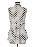 NY Collection 100% Polyester Polka Dots Ivory Sleeveless Blouse Size M - photo 2