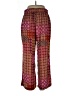 Drew 100% Polyester Paisley Burgundy Casual Pants Size L - photo 2
