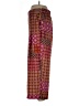 Drew 100% Polyester Paisley Burgundy Casual Pants Size L - photo 5