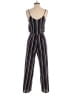 Monteau Stripes Black Jumpsuit Size S - photo 2