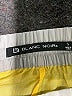 Blanc Noir 100% Polyester Color Block Yellow Athletic Shorts Size S - photo 3