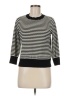 Adrianna Papell Stripes Black Pullover Sweater Size M - photo 1