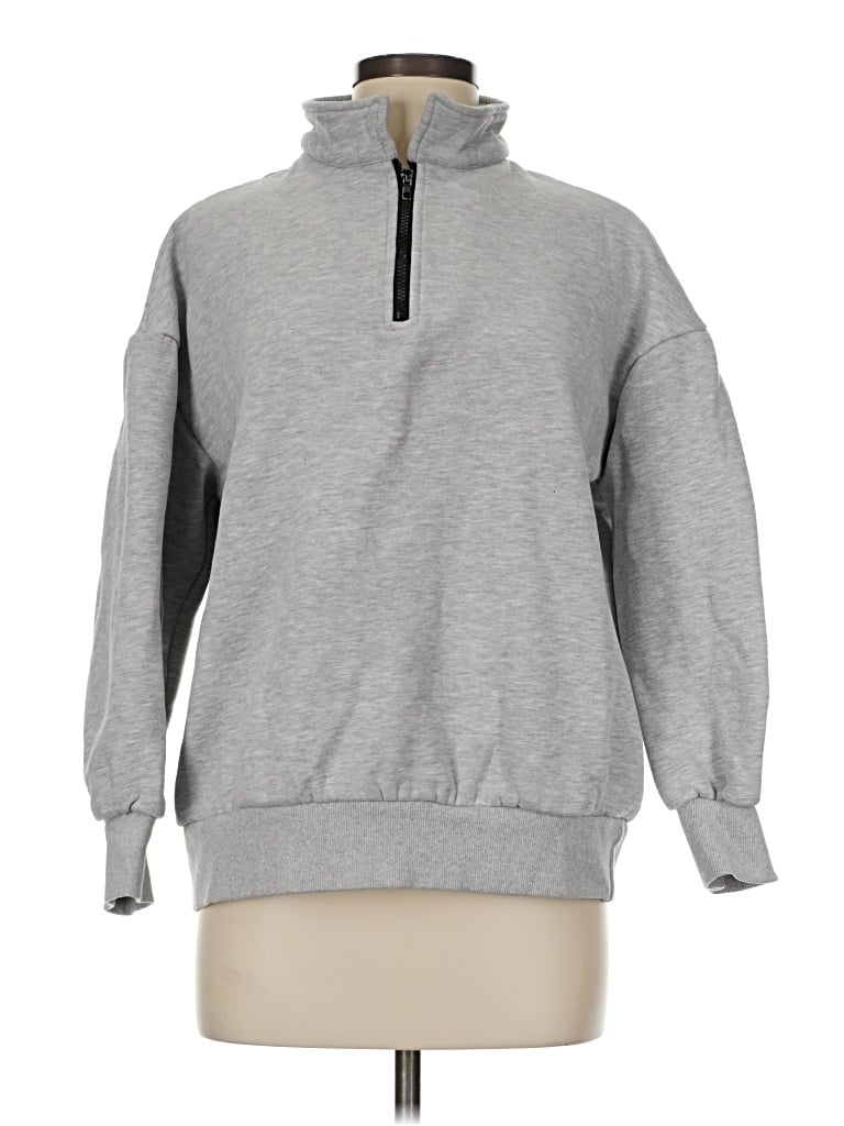 Pre-owned Trendy Queen Sweatshirt In Gray