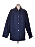 Dennis by Dennis Basso 100% Silk Argyle Blue Coat Size L - photo 1