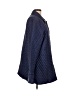 Dennis by Dennis Basso 100% Silk Argyle Blue Coat Size L - photo 4
