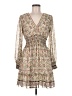 Max Studio 100% Polyester Paisley Ivory Casual Dress Size M (estimated) - photo 1
