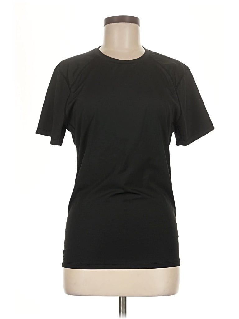 Pre-owned Assorted Brands Active T-shirt In Black