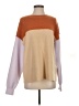 Wishlist Color Block Tan Pullover Sweater Size S - photo 1