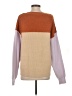 Wishlist Color Block Tan Pullover Sweater Size S - photo 2