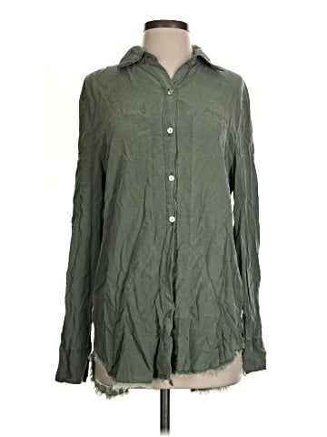 Just Living Long Sleeve Button-Down Shirt (view 1)
