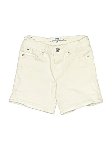 7 For All Mankind Khaki Shorts (view 1)