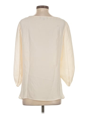 Lafayette 148 New York 3/4 Sleeve Silk Top (view 2)