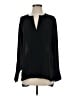 Banana Republic 100% Polyester Black Long Sleeve Blouse Size S - photo 1