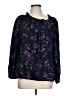 Time and Tru Black Long Sleeve Blouse Size L - photo 1
